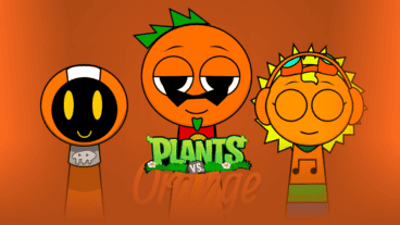 Sprunki Orange vs Plants: Rhythm Game Showdown!
