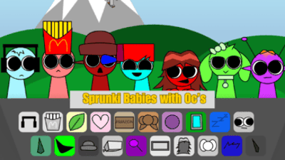 Sprunki Babies with OCs: Cute Music Mod
